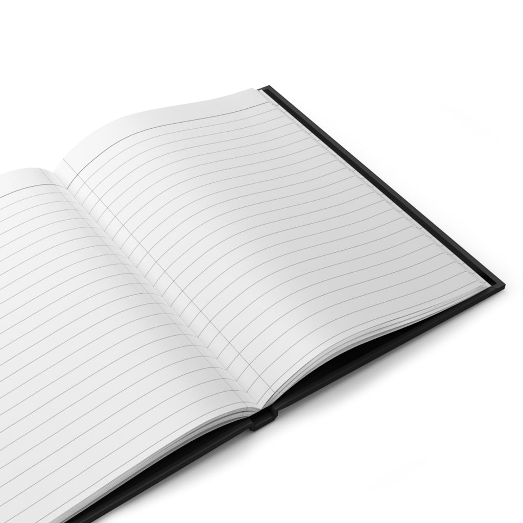 Old School Playlist Hardcover Journal — Retro 80's Cassette Tape Notebook