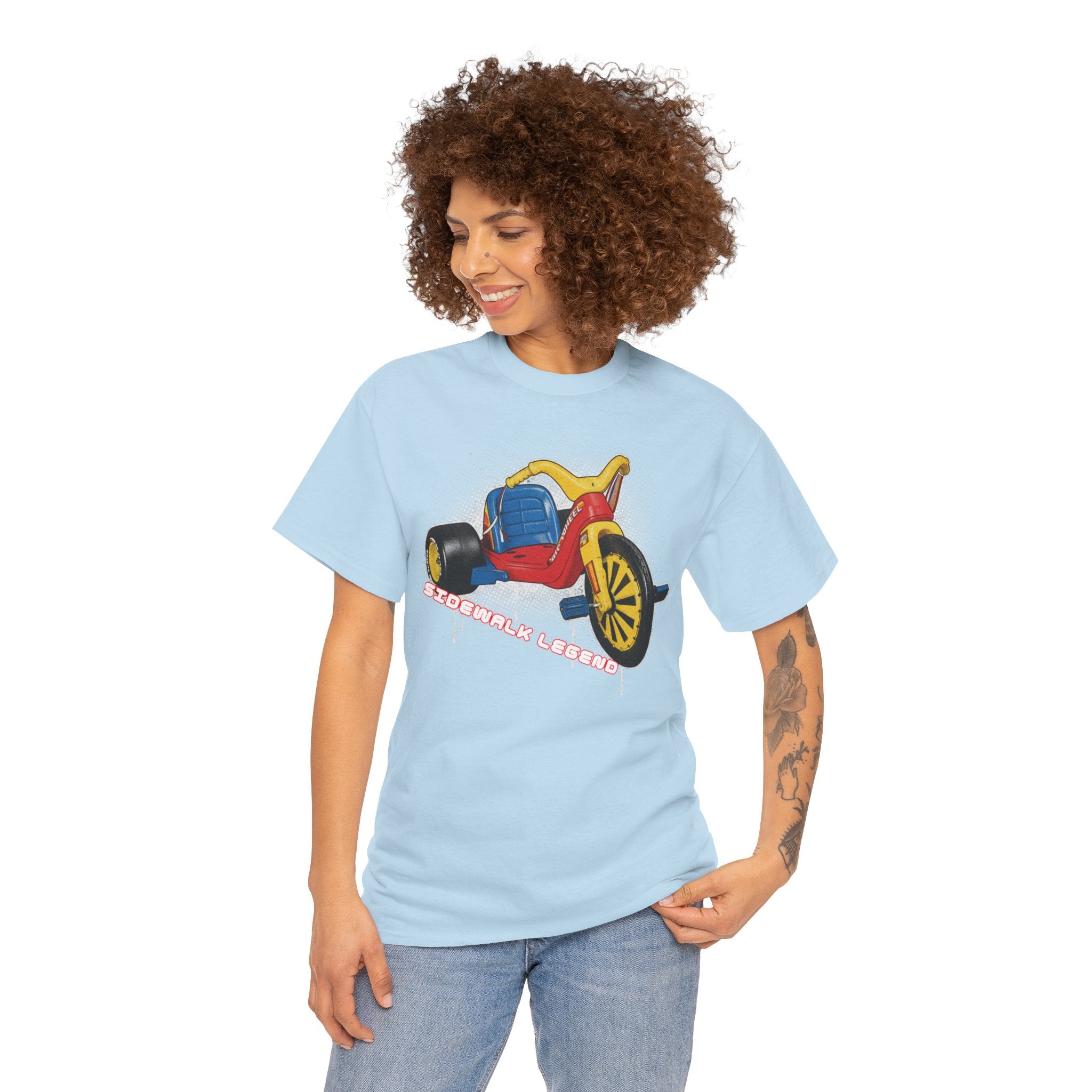 80's Tricycle Ride Graphic Tee — Retro Trike Illustration Shirt - Sidewalk Legend