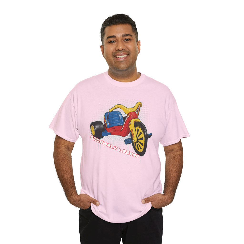 80's Tricycle Ride Graphic Tee — Retro Trike Illustration Shirt - Sidewalk Legend