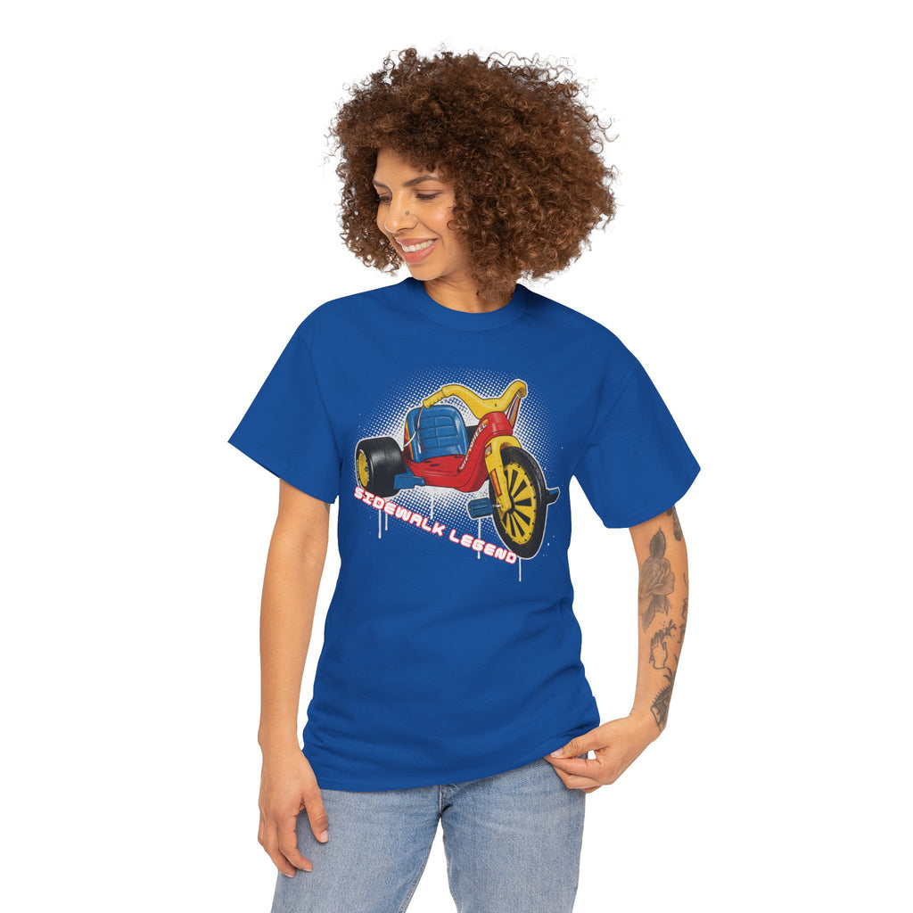 80's Tricycle Ride Graphic Tee — Retro Trike Illustration Shirt - Sidewalk Legend