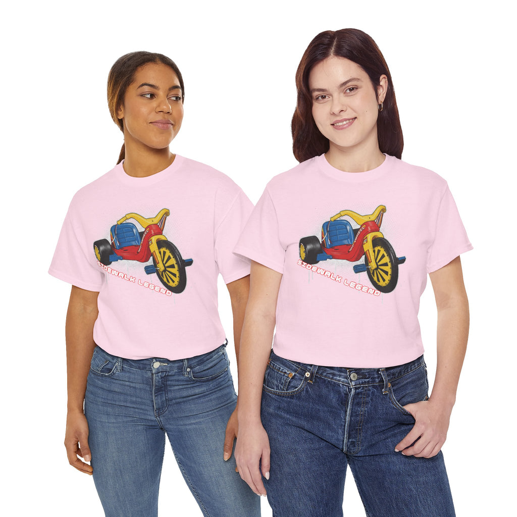 80's Tricycle Ride Graphic Tee — Retro Trike Illustration Shirt - Sidewalk Legend