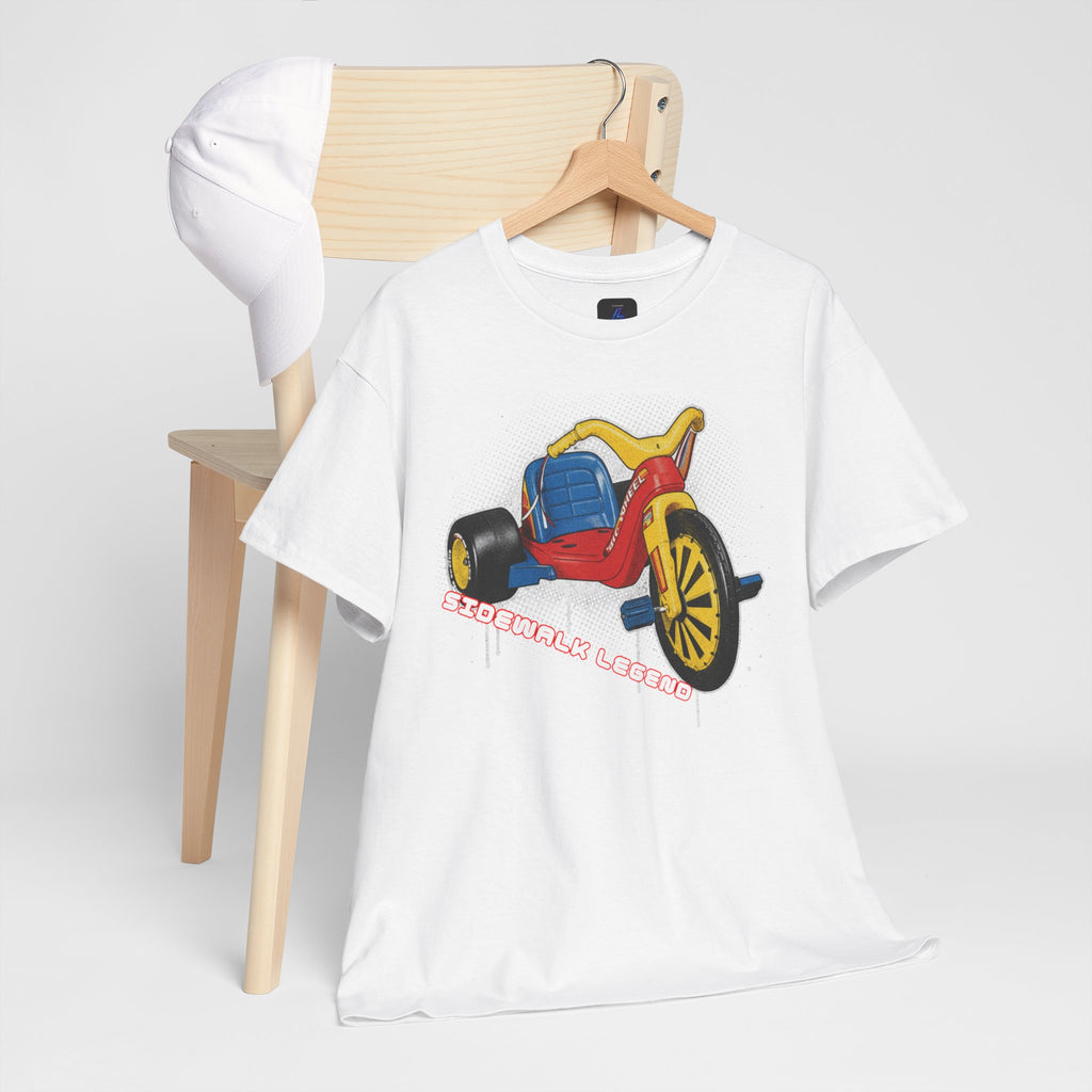 80's Tricycle Ride Graphic Tee — Retro Trike Illustration Shirt - Sidewalk Legend