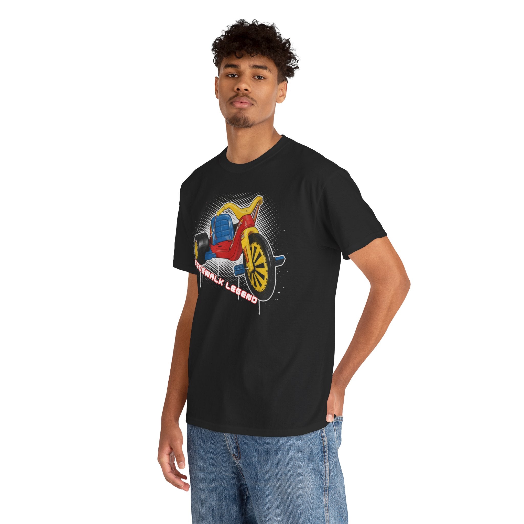 80's Tricycle Ride Graphic Tee — Retro Trike Illustration Shirt - Sidewalk Legend
