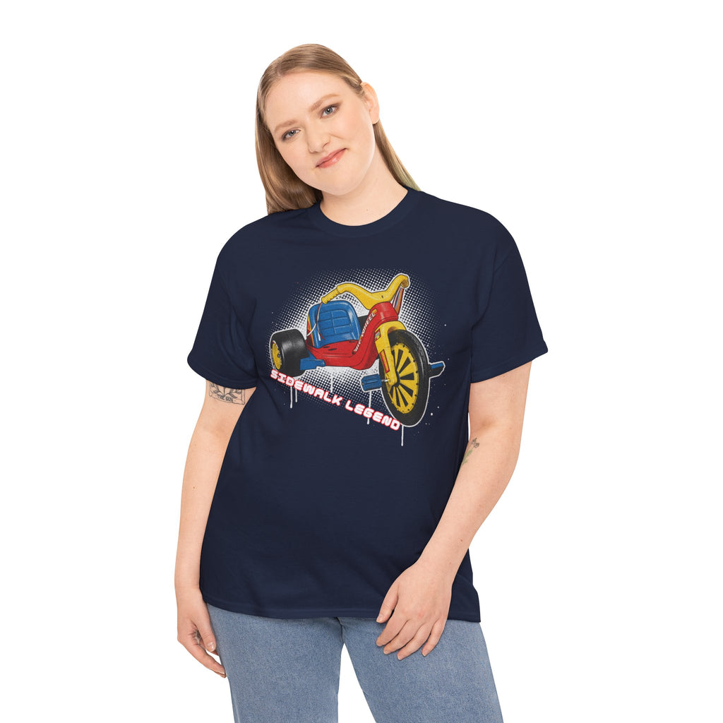 80's Tricycle Ride Graphic Tee — Retro Trike Illustration Shirt - Sidewalk Legend