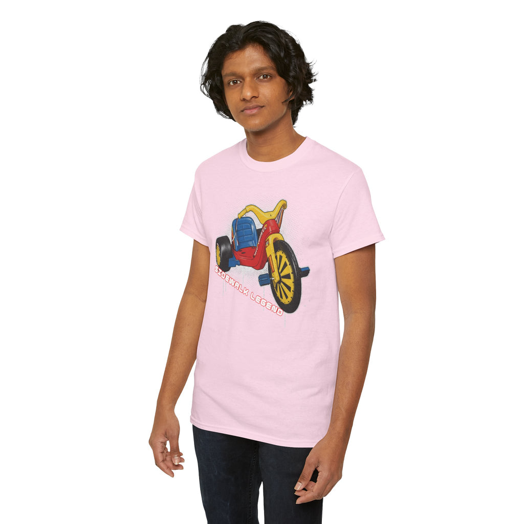 80's Tricycle Ride Graphic Tee — Retro Trike Illustration Shirt - Sidewalk Legend