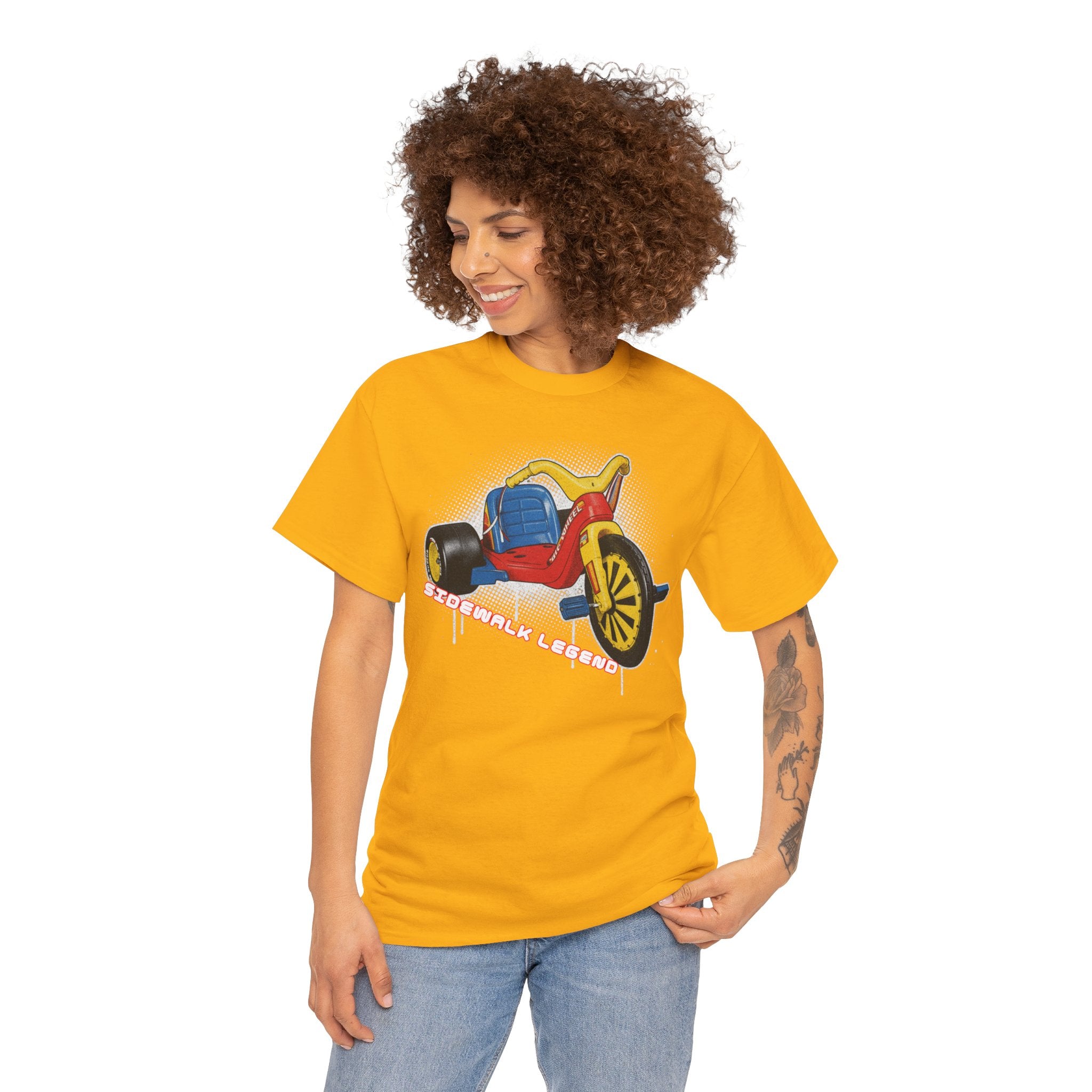 80's Tricycle Ride Graphic Tee — Retro Trike Illustration Shirt - Sidewalk Legend