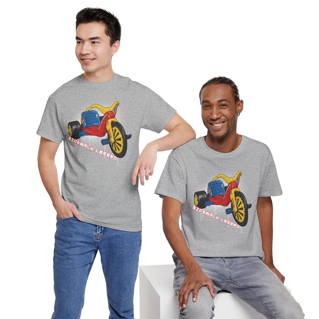 80's Tricycle Ride Graphic Tee — Retro Trike Illustration Shirt - Sidewalk Legend