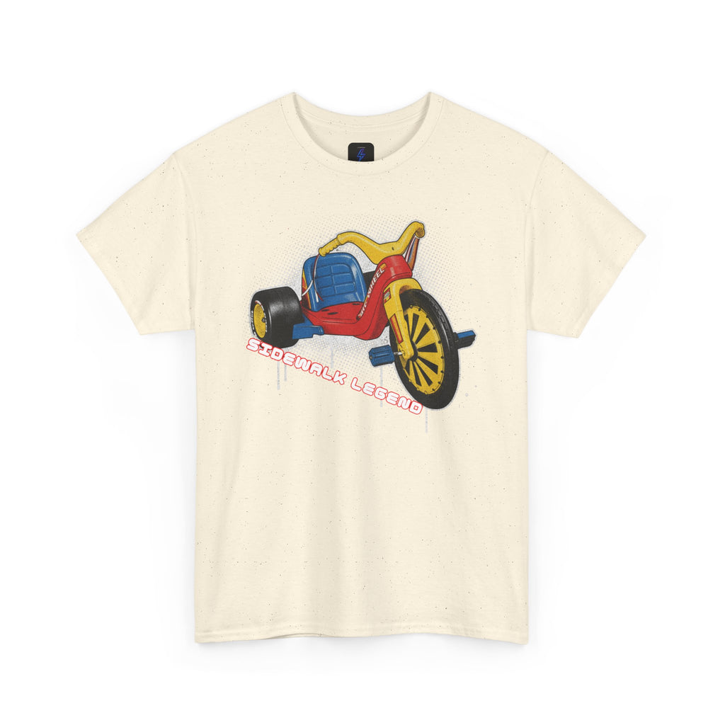 80's Tricycle Ride Graphic Tee — Retro Trike Illustration Shirt - Sidewalk Legend