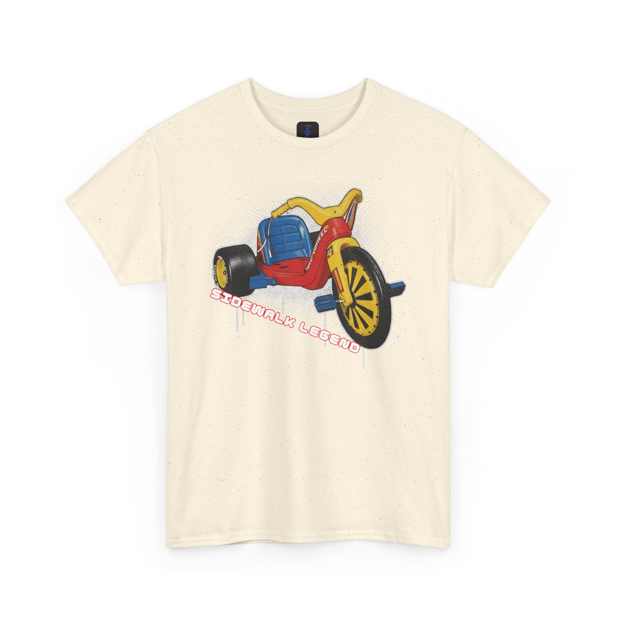 80's Tricycle Ride Graphic Tee — Retro Trike Illustration Shirt - Sidewalk Legend