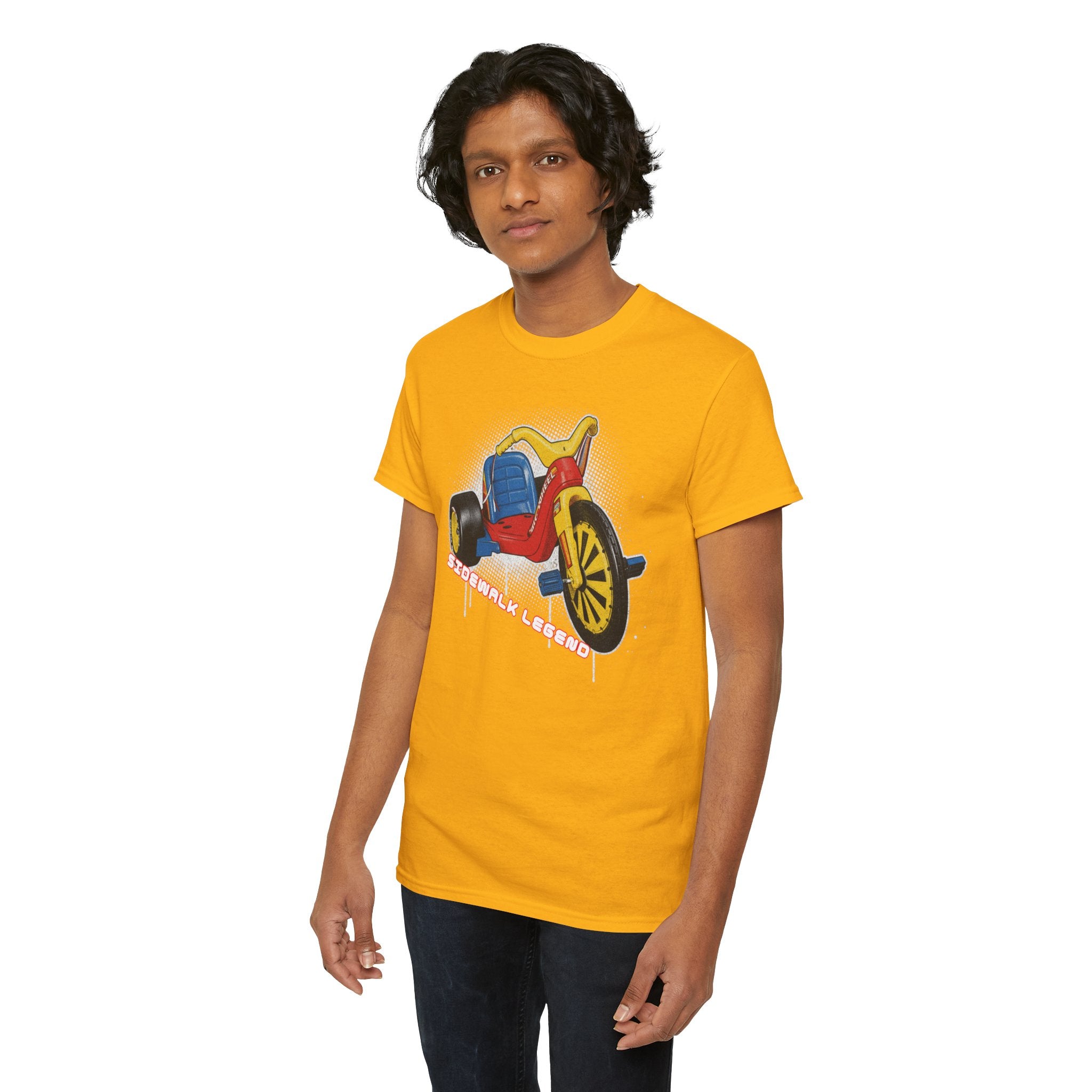 80's Tricycle Ride Graphic Tee — Retro Trike Illustration Shirt - Sidewalk Legend