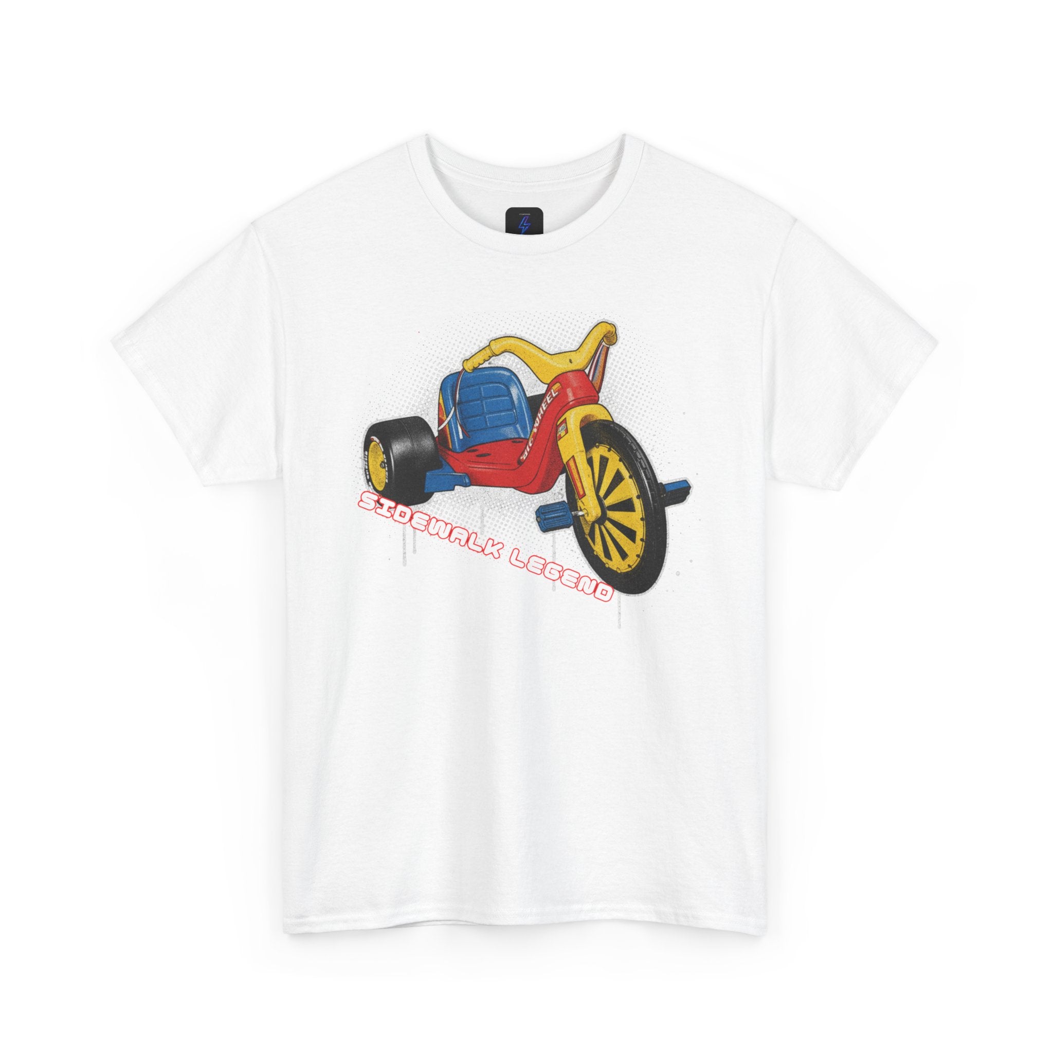 80's Tricycle Ride Graphic Tee — Retro Trike Illustration Shirt - Sidewalk Legend
