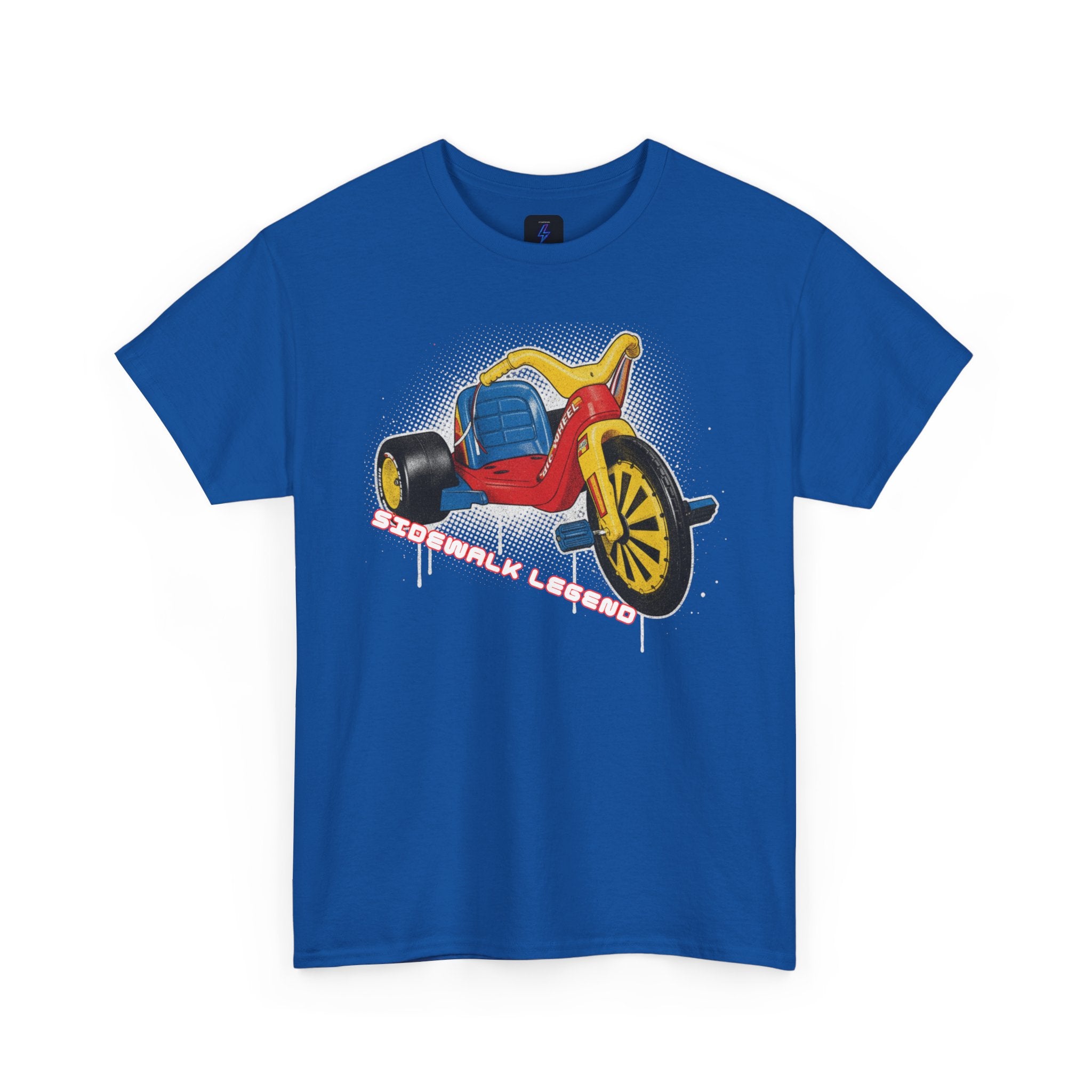 80's Tricycle Ride Graphic Tee — Retro Trike Illustration Shirt - Sidewalk Legend