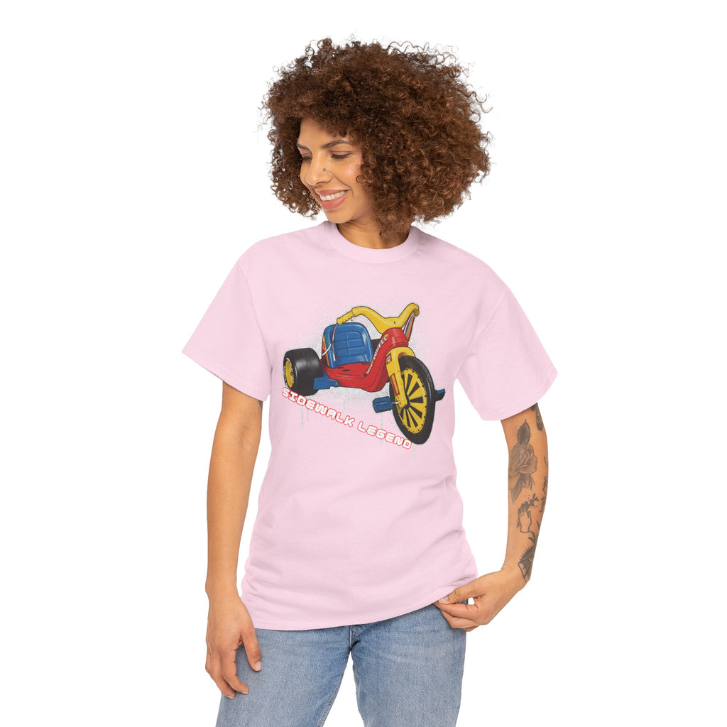 80's Tricycle Ride Graphic Tee — Retro Trike Illustration Shirt - Sidewalk Legend
