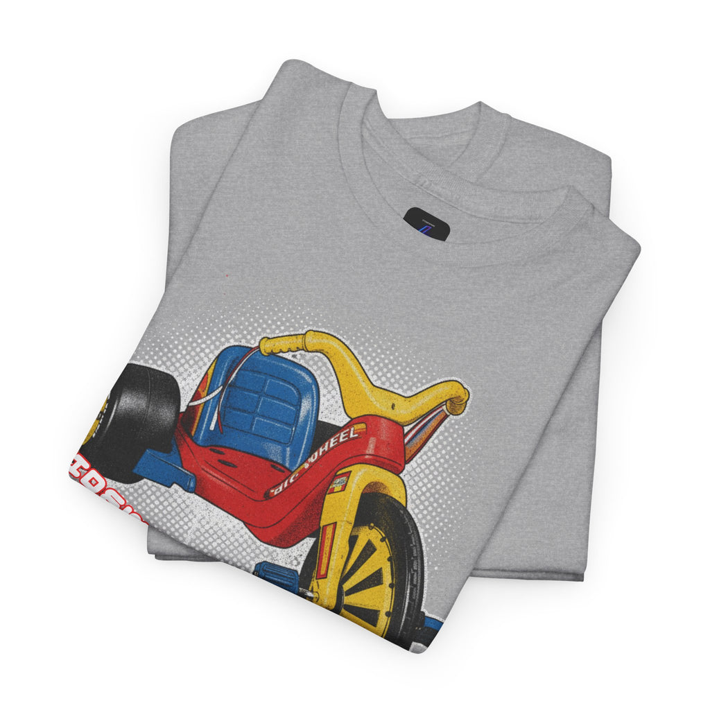 80's Tricycle Ride Graphic Tee — Retro Trike Illustration Shirt - Sidewalk Legend