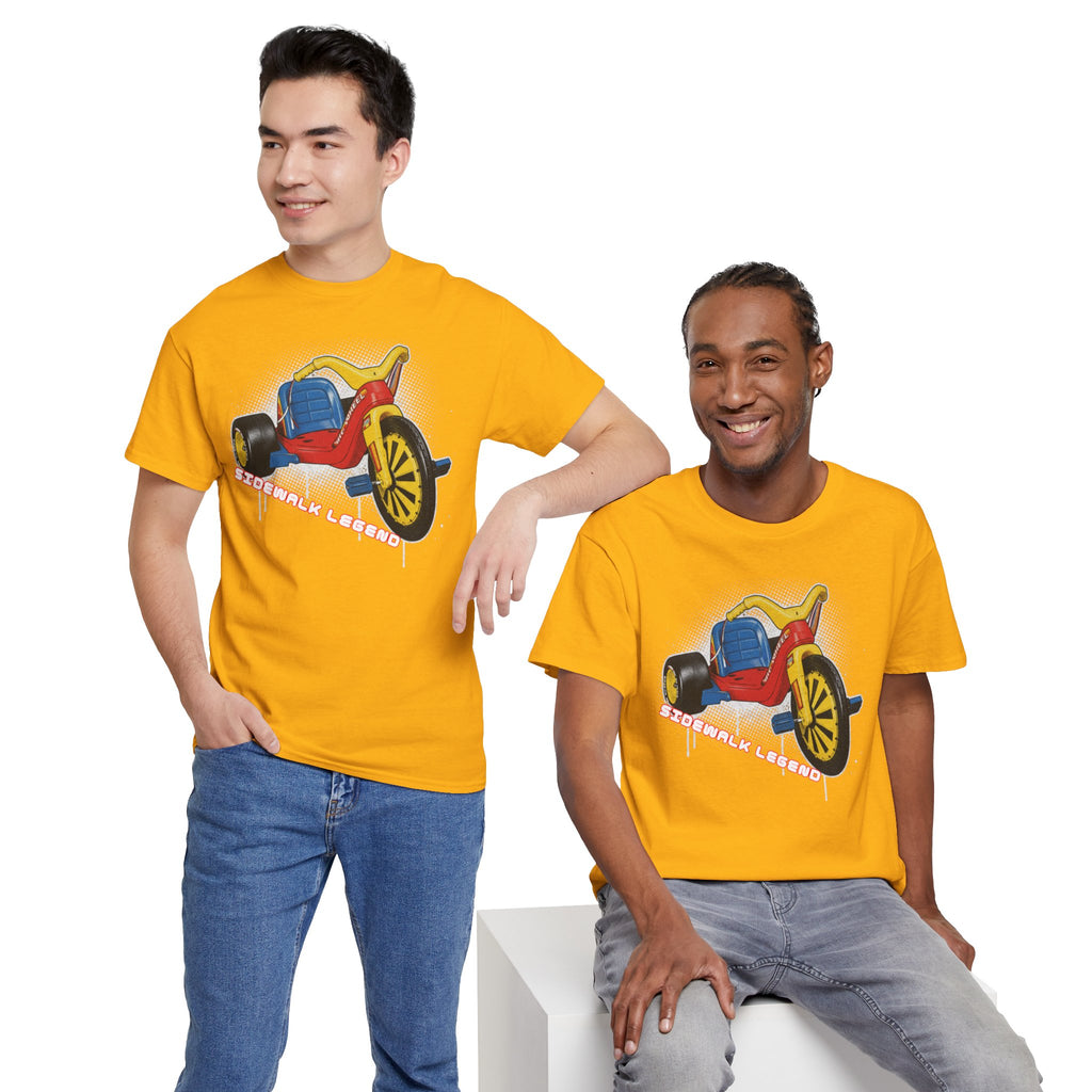 80's Tricycle Ride Graphic Tee — Retro Trike Illustration Shirt - Sidewalk Legend