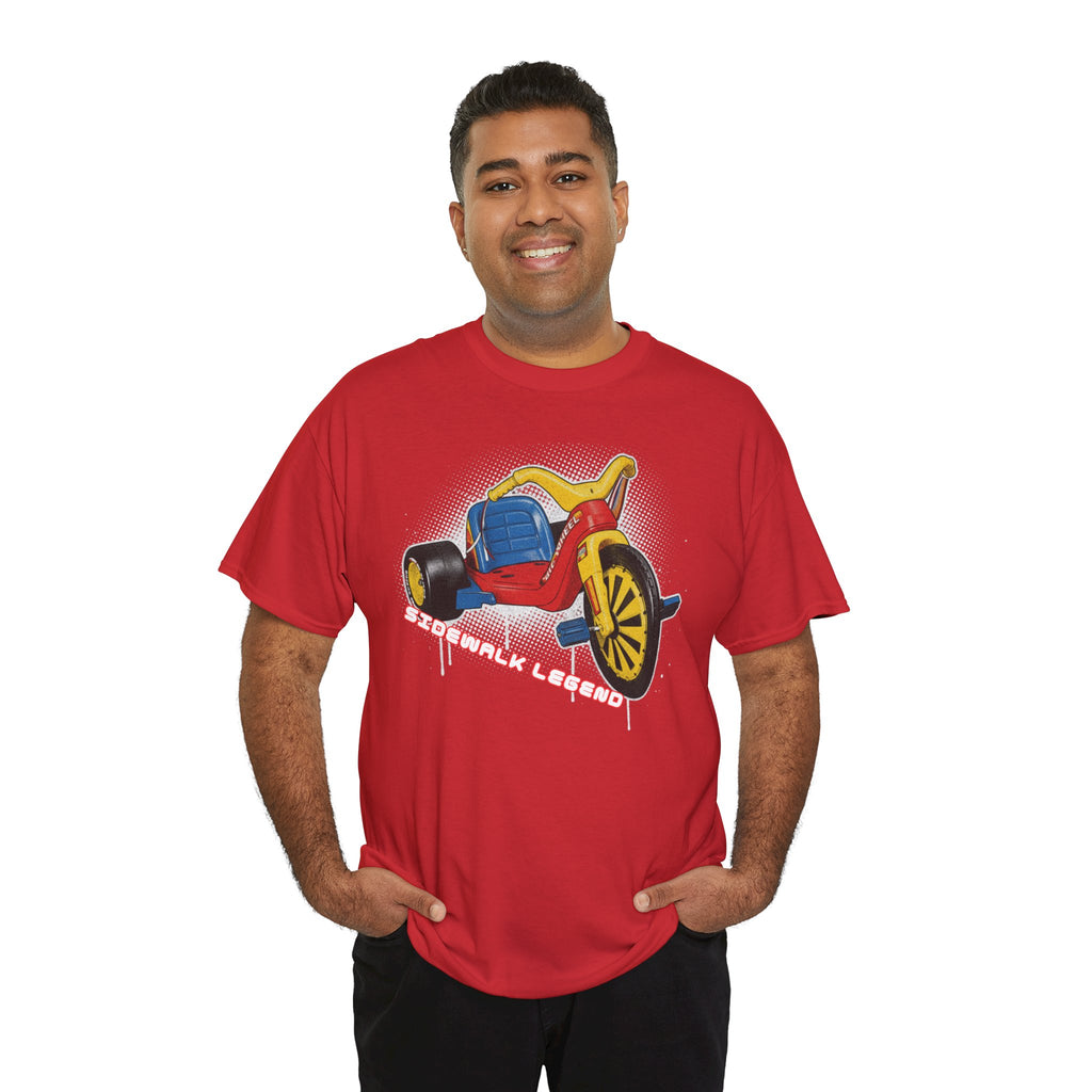 80's Tricycle Ride Graphic Tee — Retro Trike Illustration Shirt - Sidewalk Legend