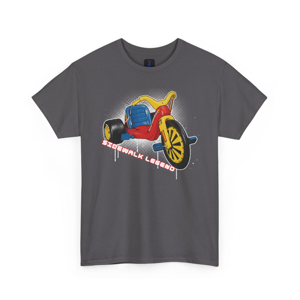 80's Tricycle Ride Graphic Tee — Retro Trike Illustration Shirt - Sidewalk Legend
