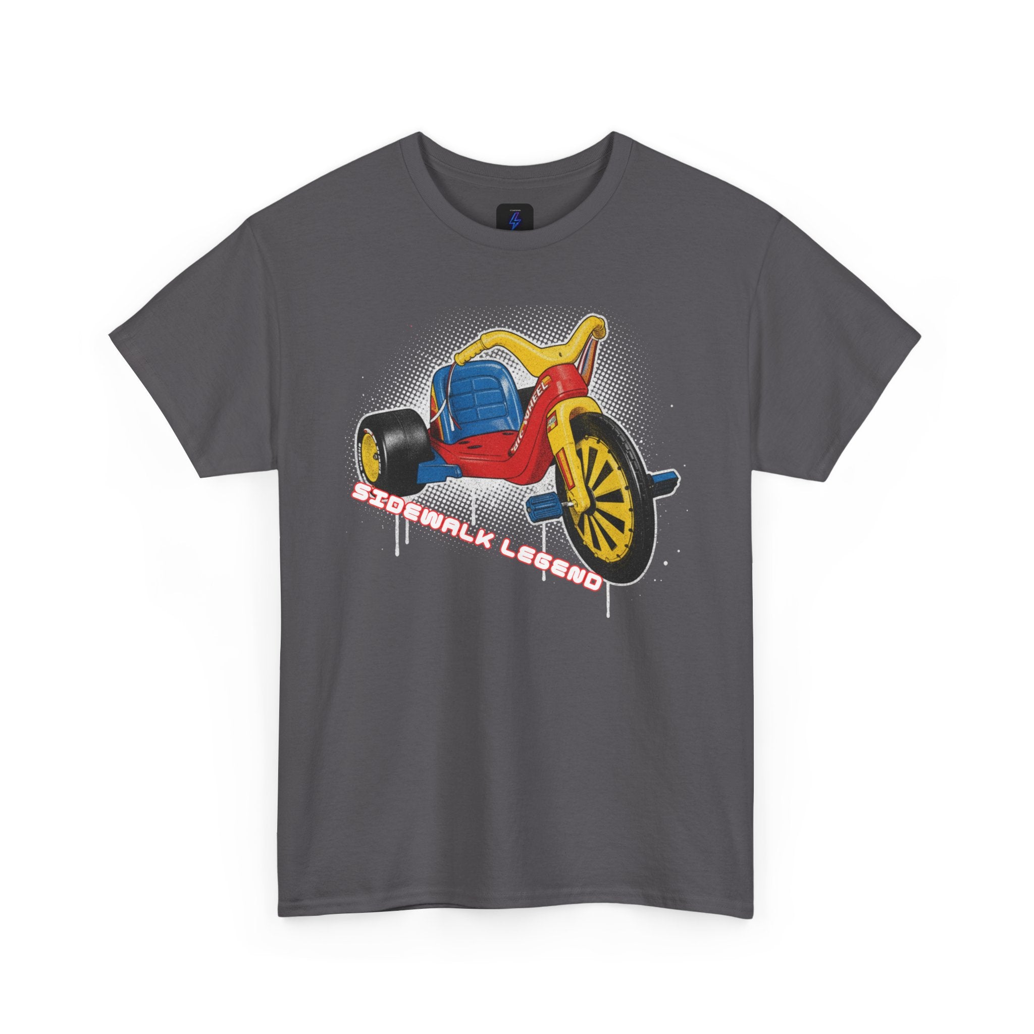 80's Tricycle Ride Graphic Tee — Retro Trike Illustration Shirt - Sidewalk Legend