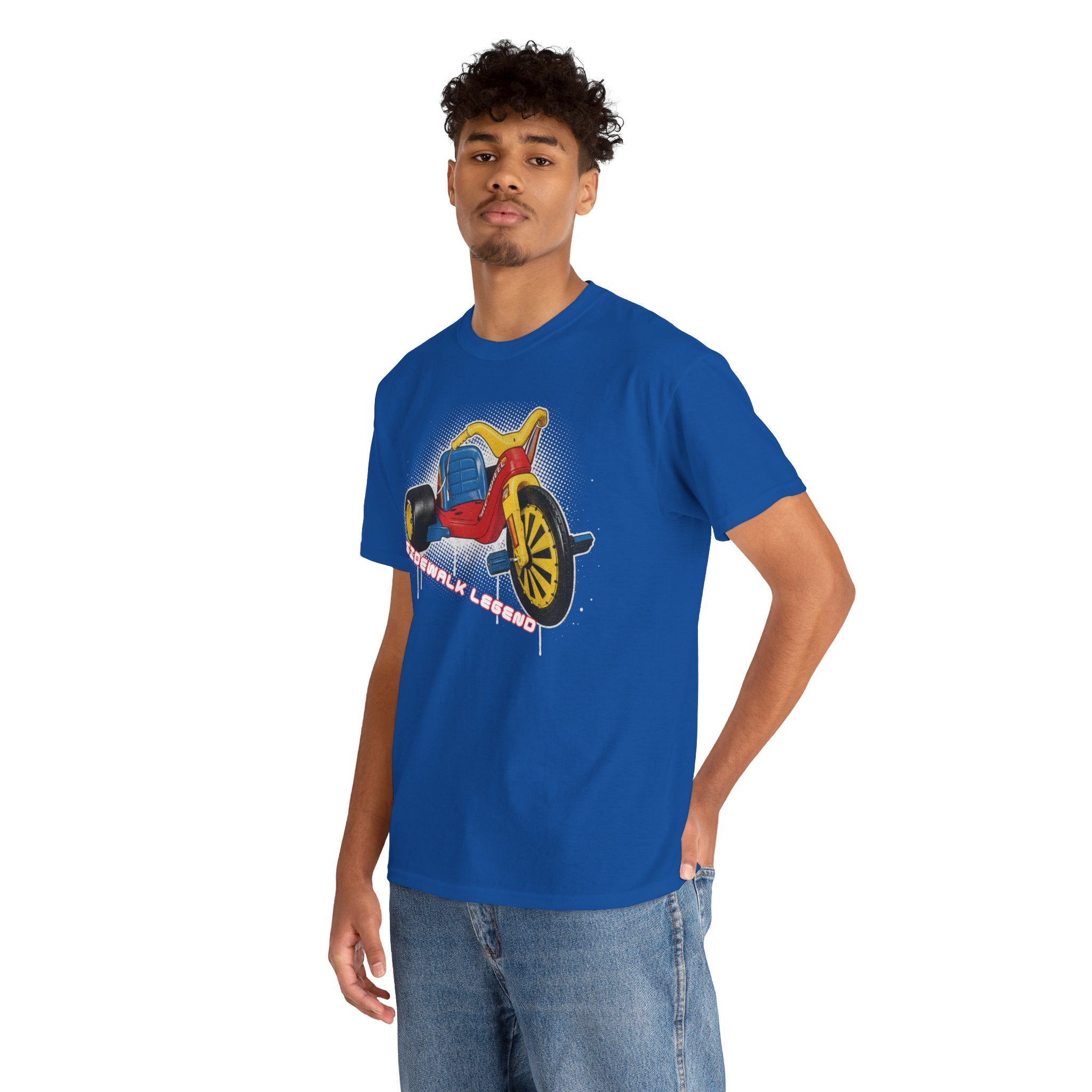 80's Tricycle Ride Graphic Tee — Retro Trike Illustration Shirt - Sidewalk Legend