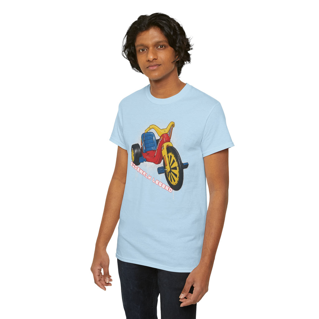 80's Tricycle Ride Graphic Tee — Retro Trike Illustration Shirt - Sidewalk Legend