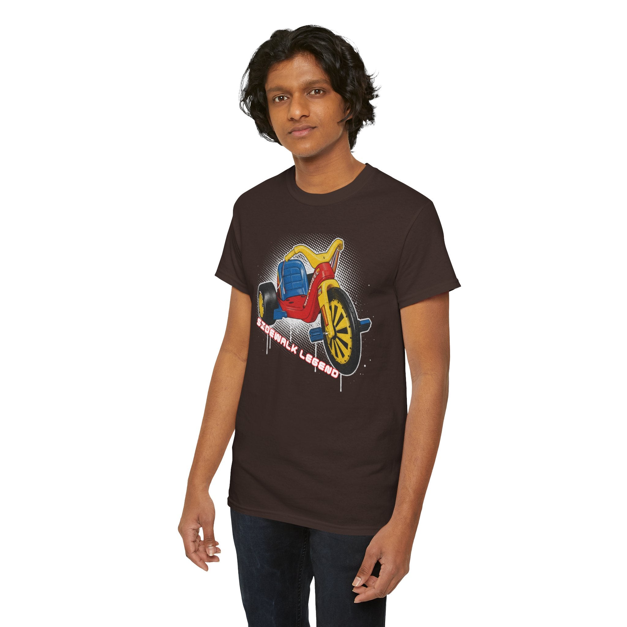 80's Tricycle Ride Graphic Tee — Retro Trike Illustration Shirt - Sidewalk Legend