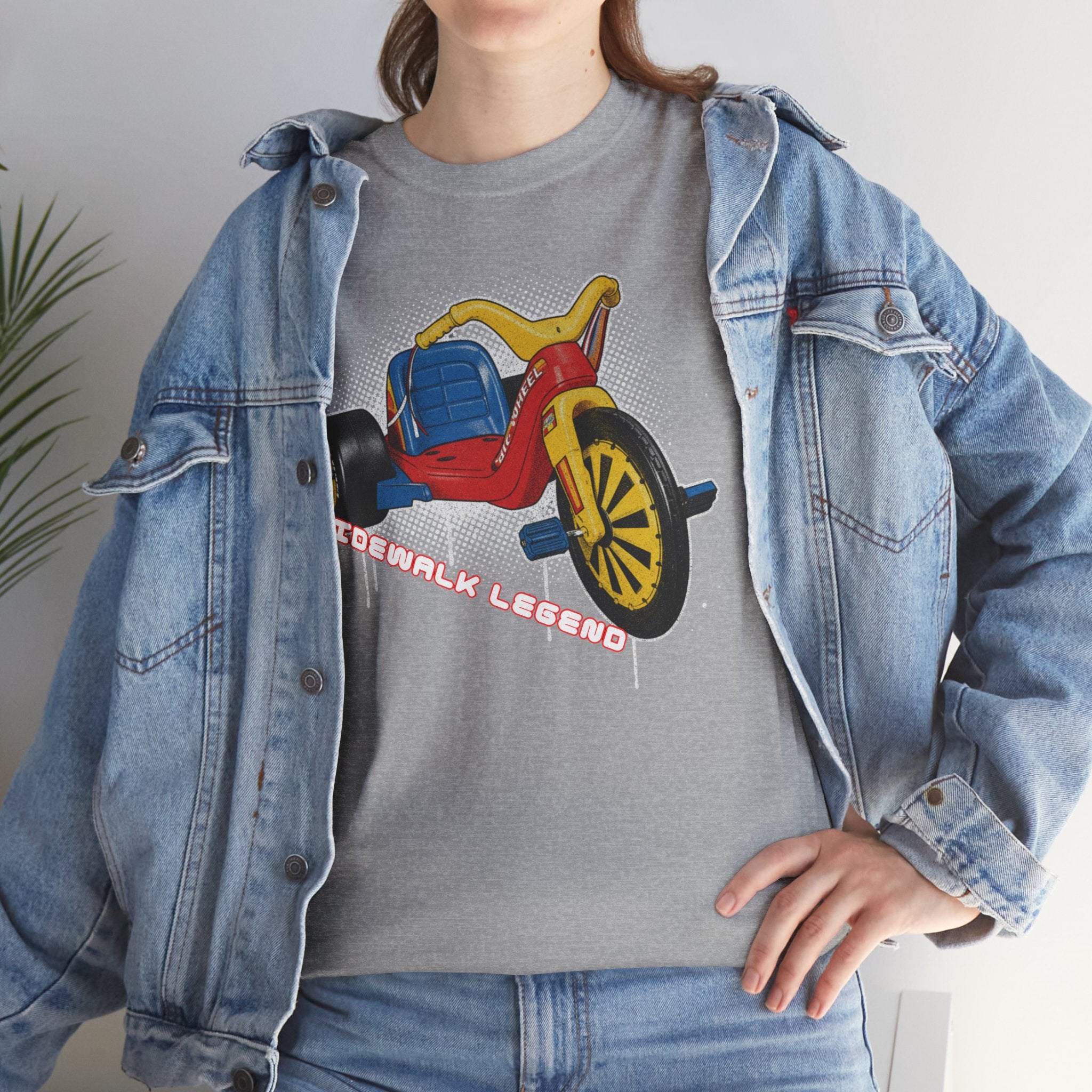 80's Tricycle Ride Graphic Tee — Retro Trike Illustration Shirt - Sidewalk Legend