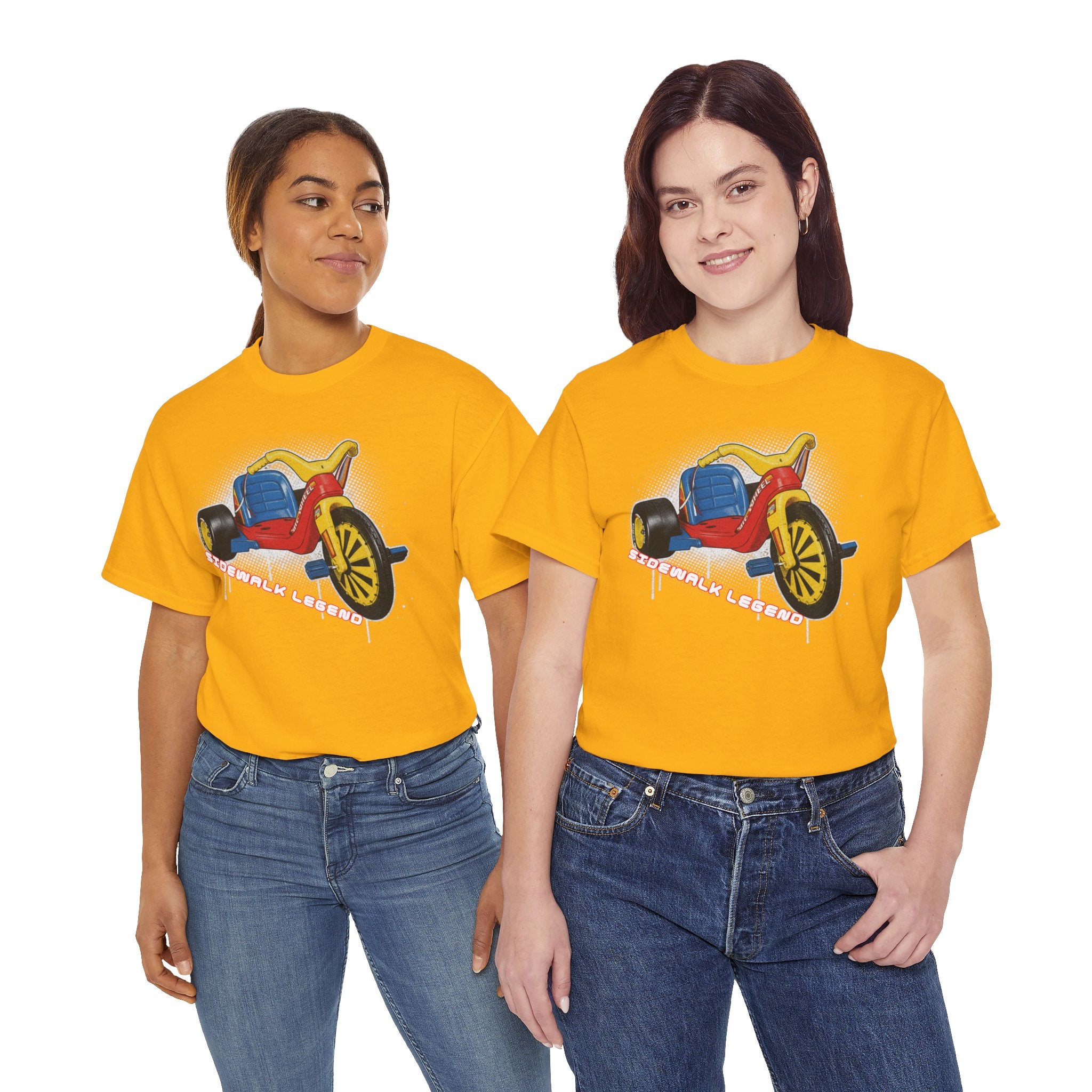 80's Tricycle Ride Graphic Tee — Retro Trike Illustration Shirt - Sidewalk Legend