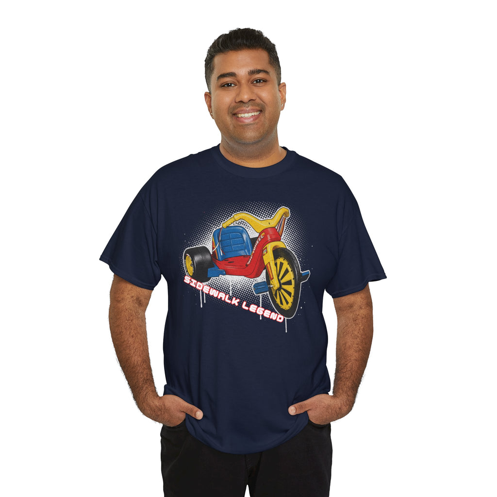 80's Tricycle Ride Graphic Tee — Retro Trike Illustration Shirt - Sidewalk Legend