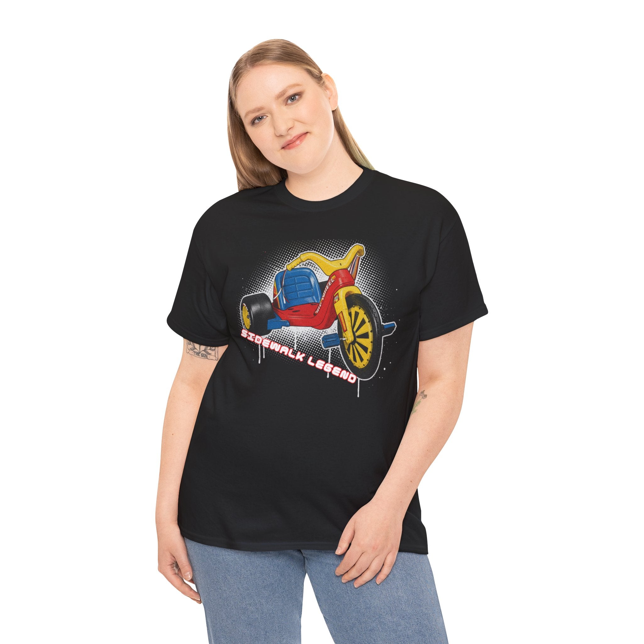 80's Tricycle Ride Graphic Tee — Retro Trike Illustration Shirt - Sidewalk Legend