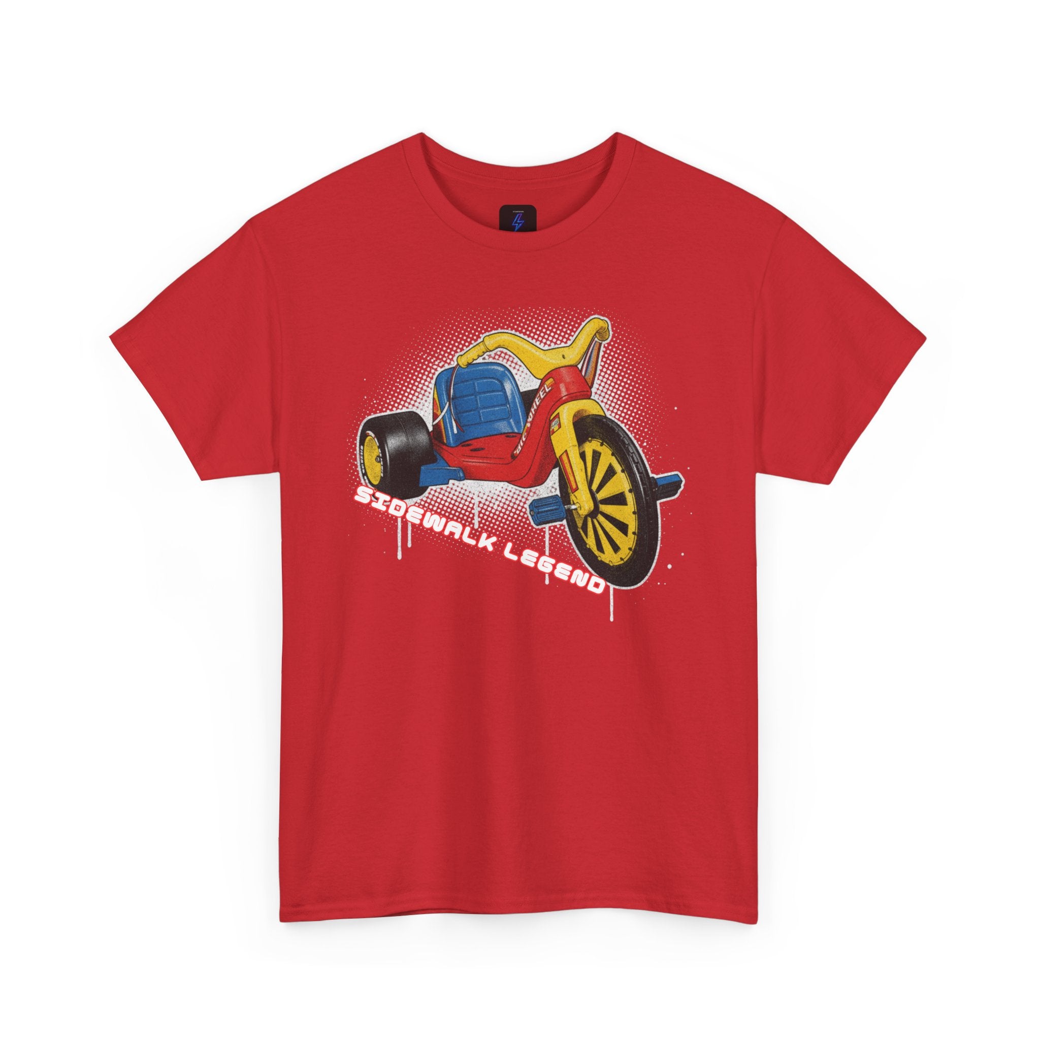 80's Tricycle Ride Graphic Tee — Retro Trike Illustration Shirt - Sidewalk Legend