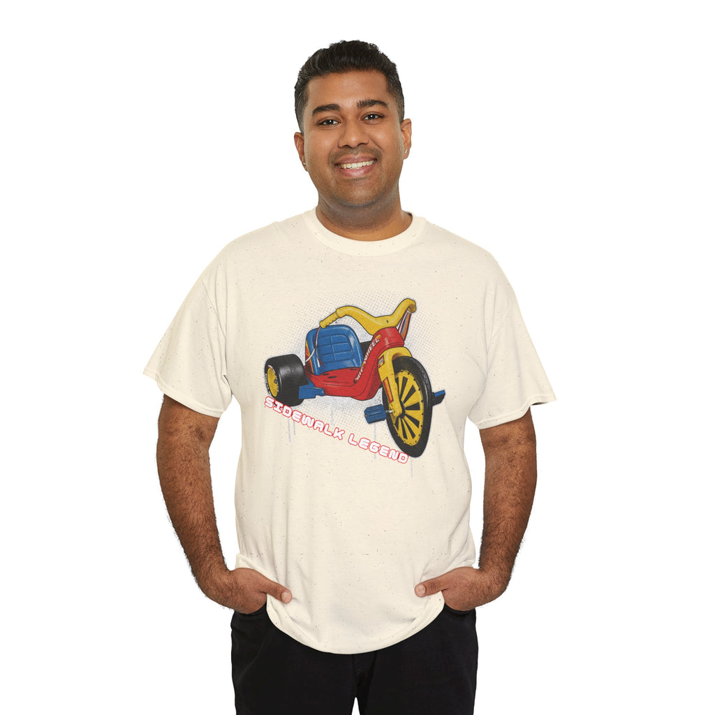 80's Tricycle Ride Graphic Tee — Retro Trike Illustration Shirt - Sidewalk Legend