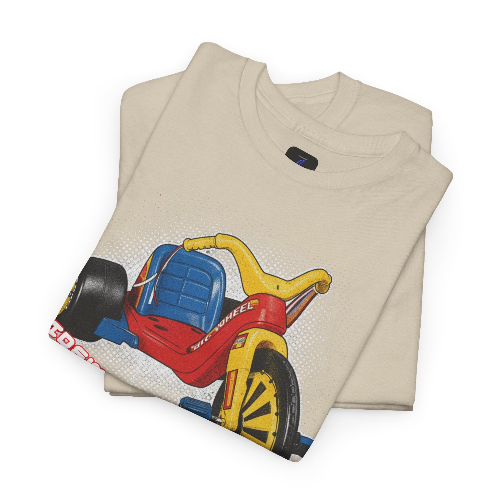 80's Tricycle Ride Graphic Tee — Retro Trike Illustration Shirt - Sidewalk Legend