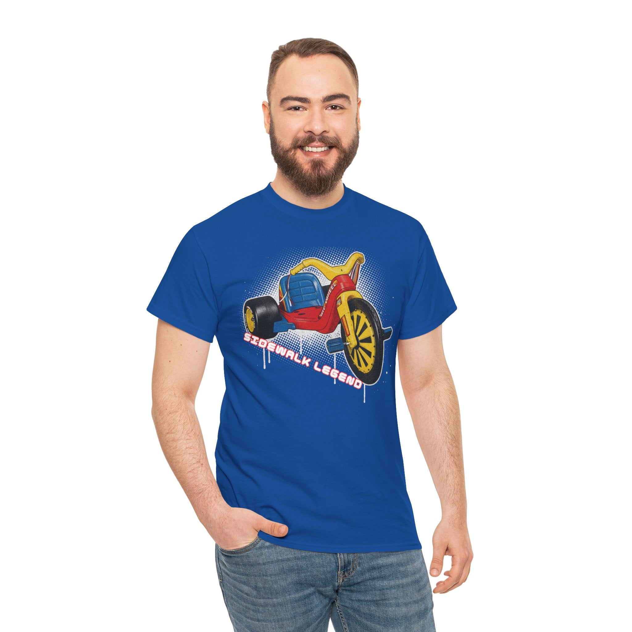 80's Tricycle Ride Graphic Tee — Retro Trike Illustration Shirt - Sidewalk Legend