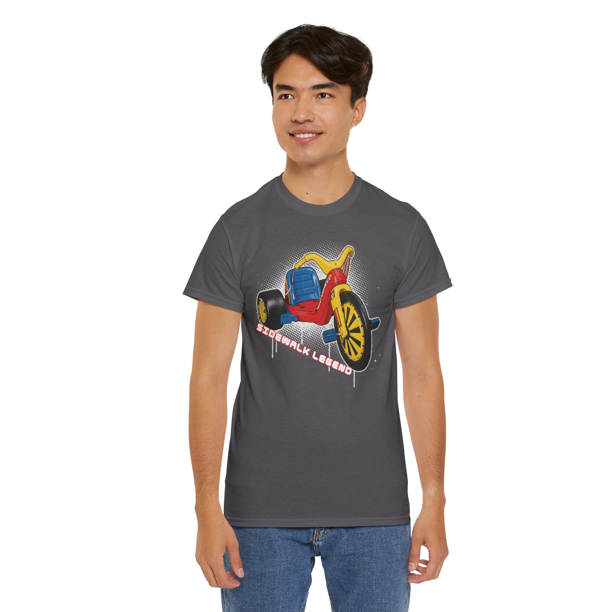 80's Tricycle Ride Graphic Tee — Retro Trike Illustration Shirt - Sidewalk Legend