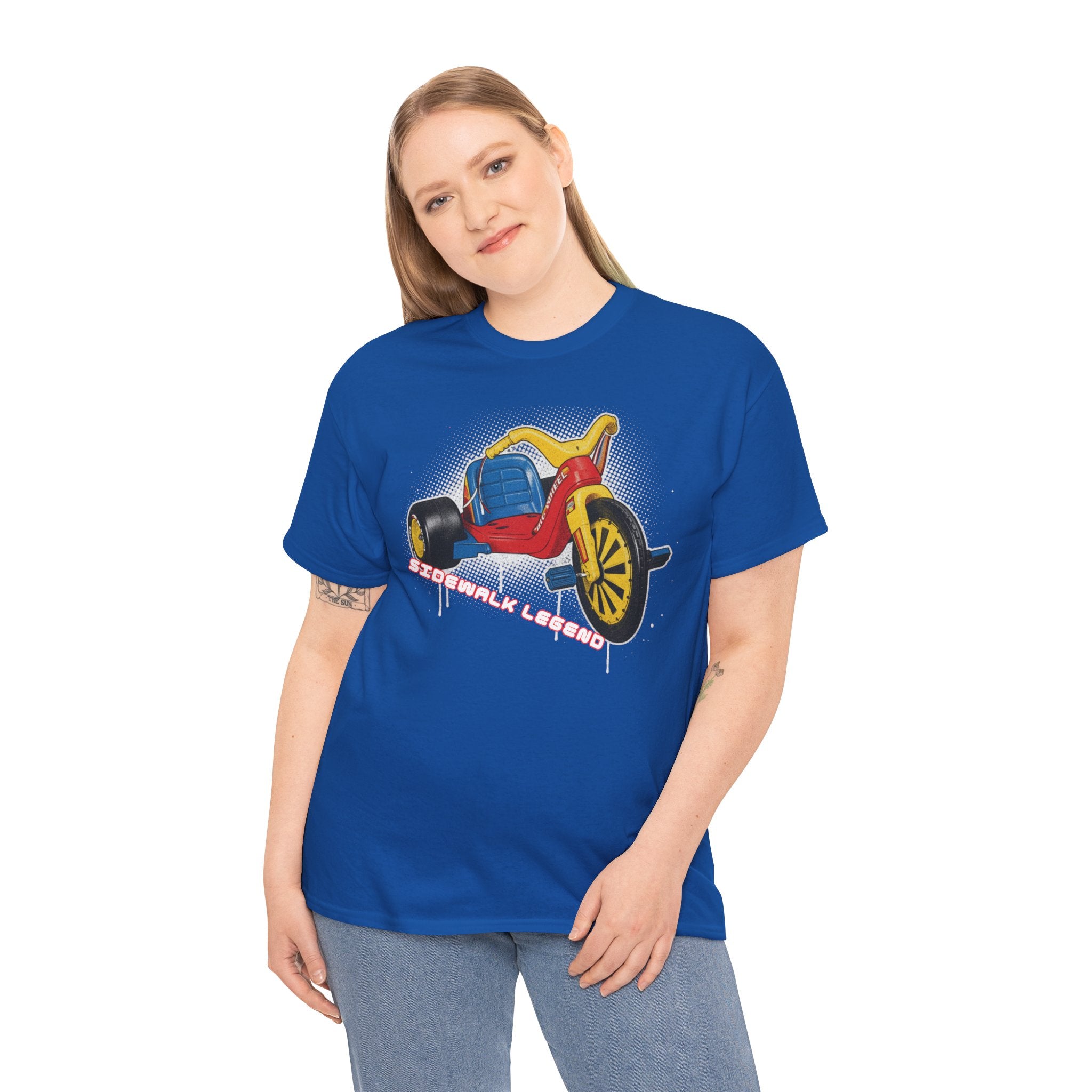 80's Tricycle Ride Graphic Tee — Retro Trike Illustration Shirt - Sidewalk Legend