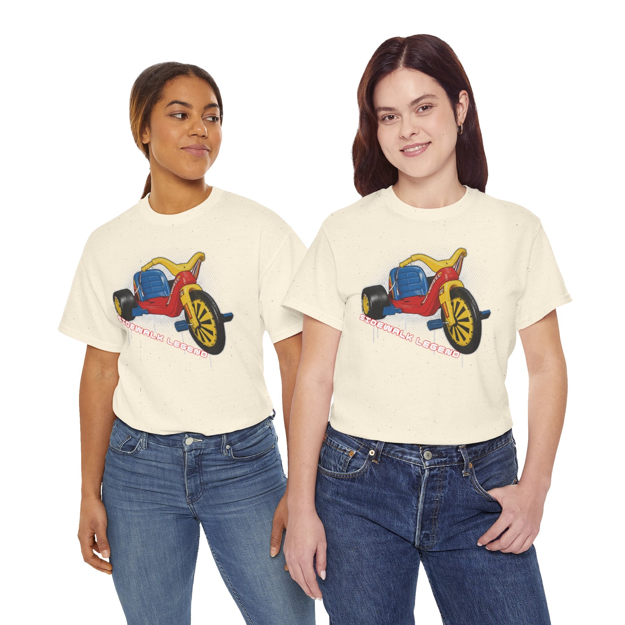 80's Tricycle Ride Graphic Tee — Retro Trike Illustration Shirt - Sidewalk Legend