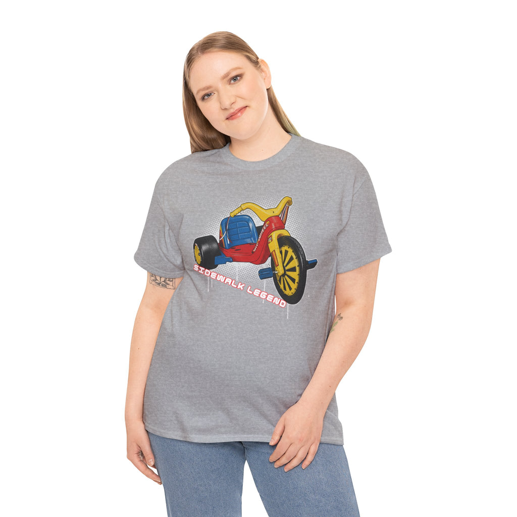 80's Tricycle Ride Graphic Tee — Retro Trike Illustration Shirt - Sidewalk Legend