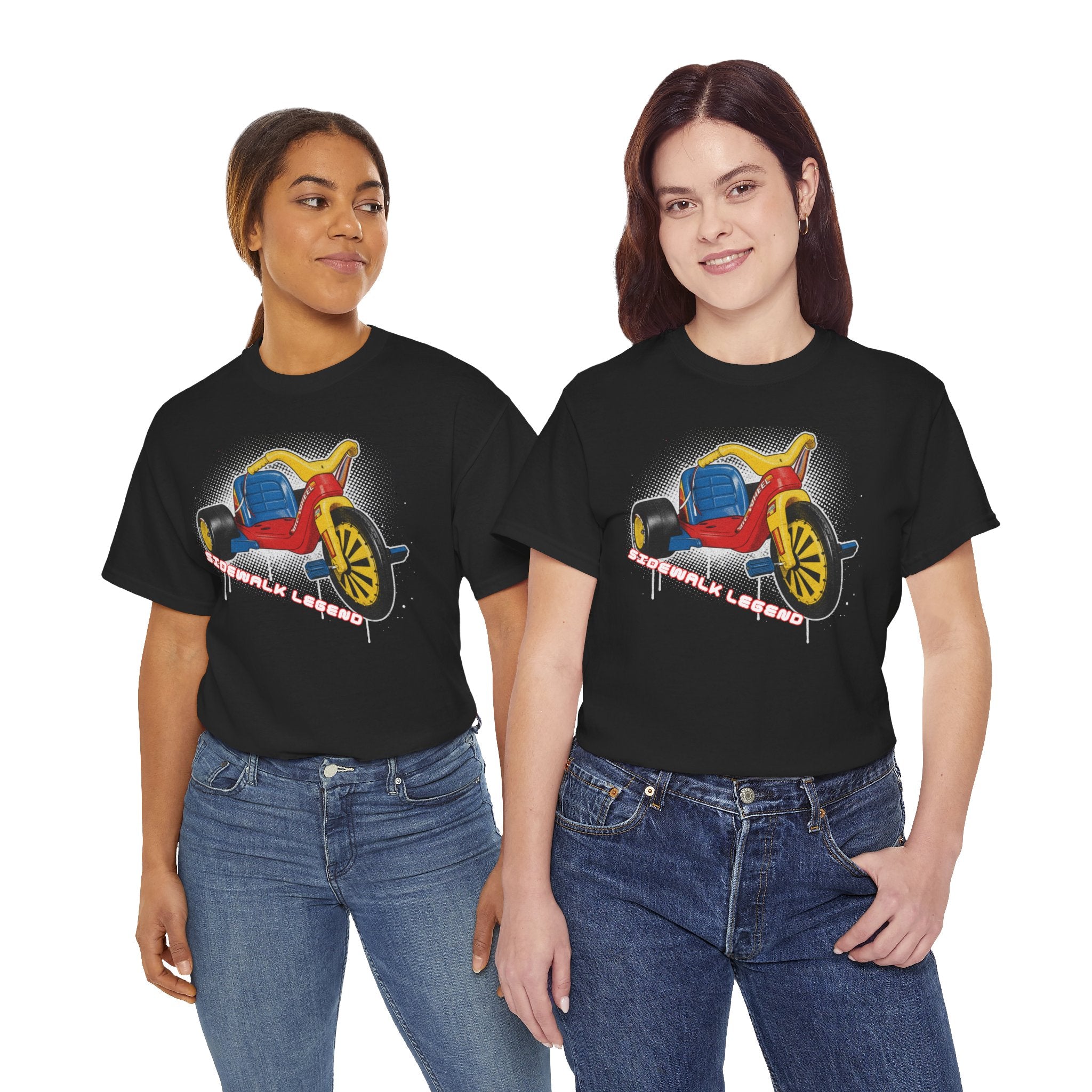 80's Tricycle Ride Graphic Tee — Retro Trike Illustration Shirt - Sidewalk Legend