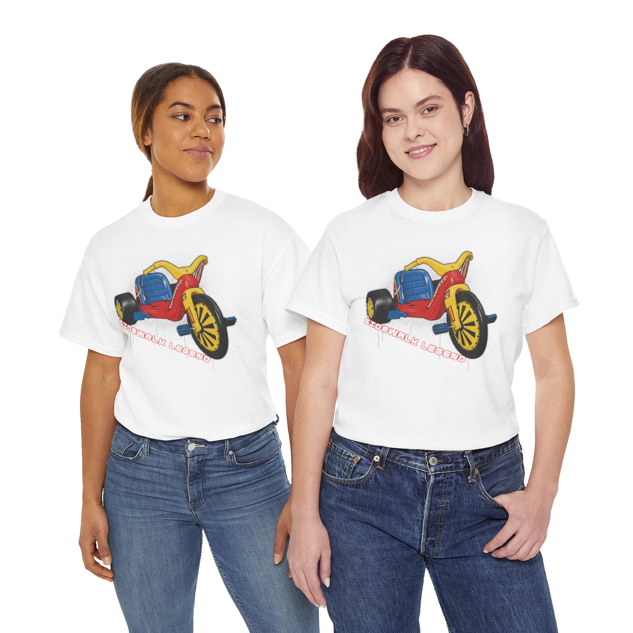 80's Tricycle Ride Graphic Tee — Retro Trike Illustration Shirt - Sidewalk Legend