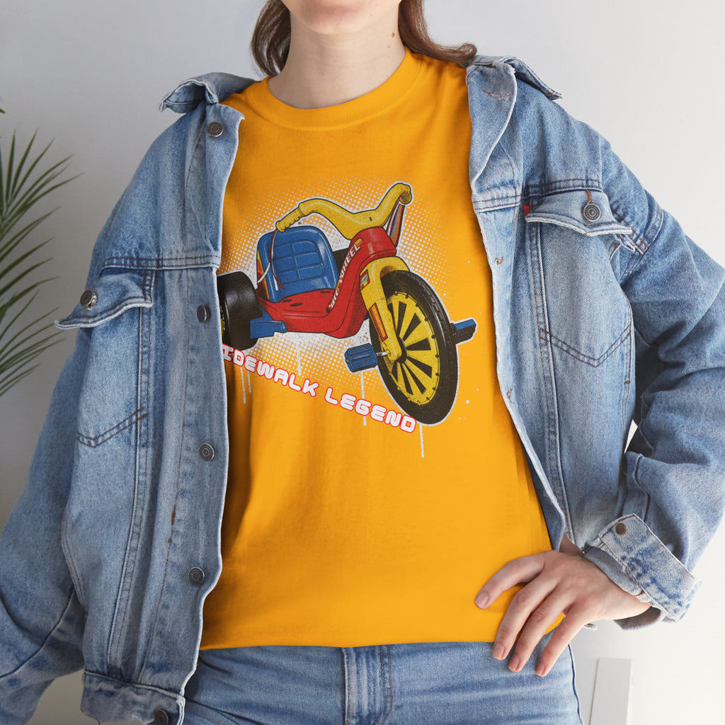 80's Tricycle Ride Graphic Tee — Retro Trike Illustration Shirt - Sidewalk Legend