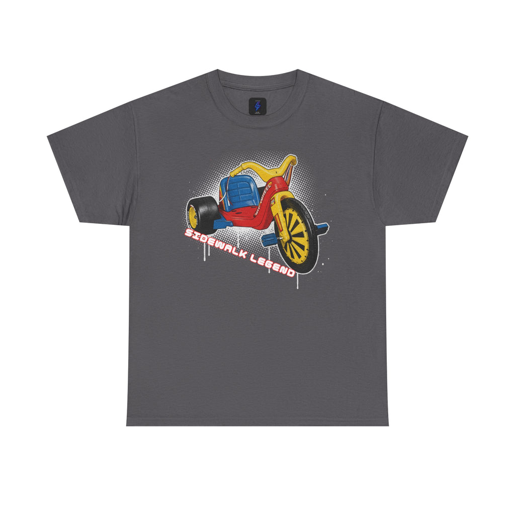 80's Tricycle Ride Graphic Tee — Retro Trike Illustration Shirt - Sidewalk Legend