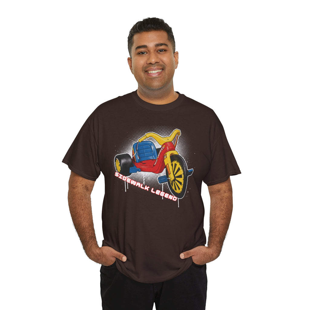 80's Tricycle Ride Graphic Tee — Retro Trike Illustration Shirt - Sidewalk Legend
