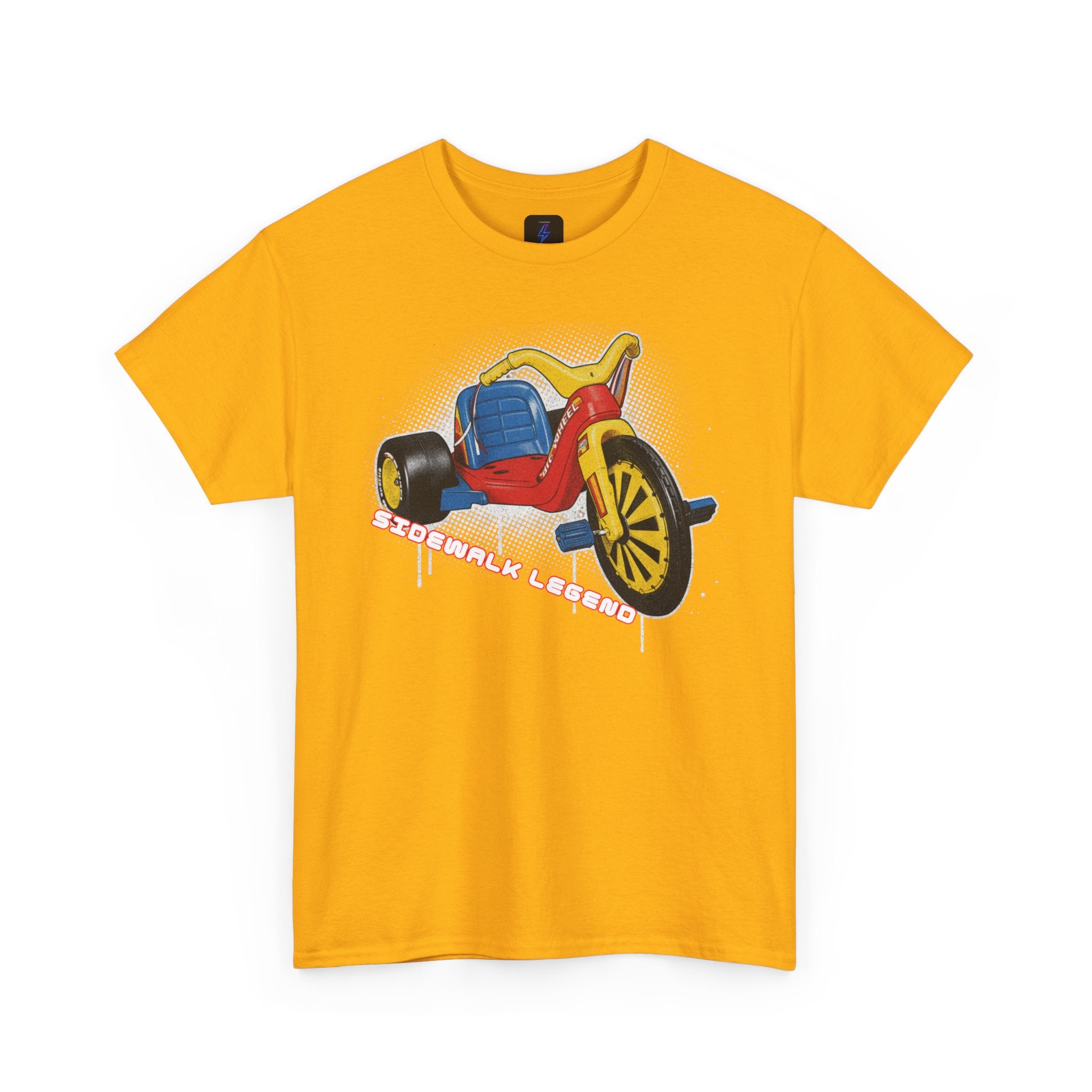 80's Tricycle Ride Graphic Tee — Retro Trike Illustration Shirt - Sidewalk Legend