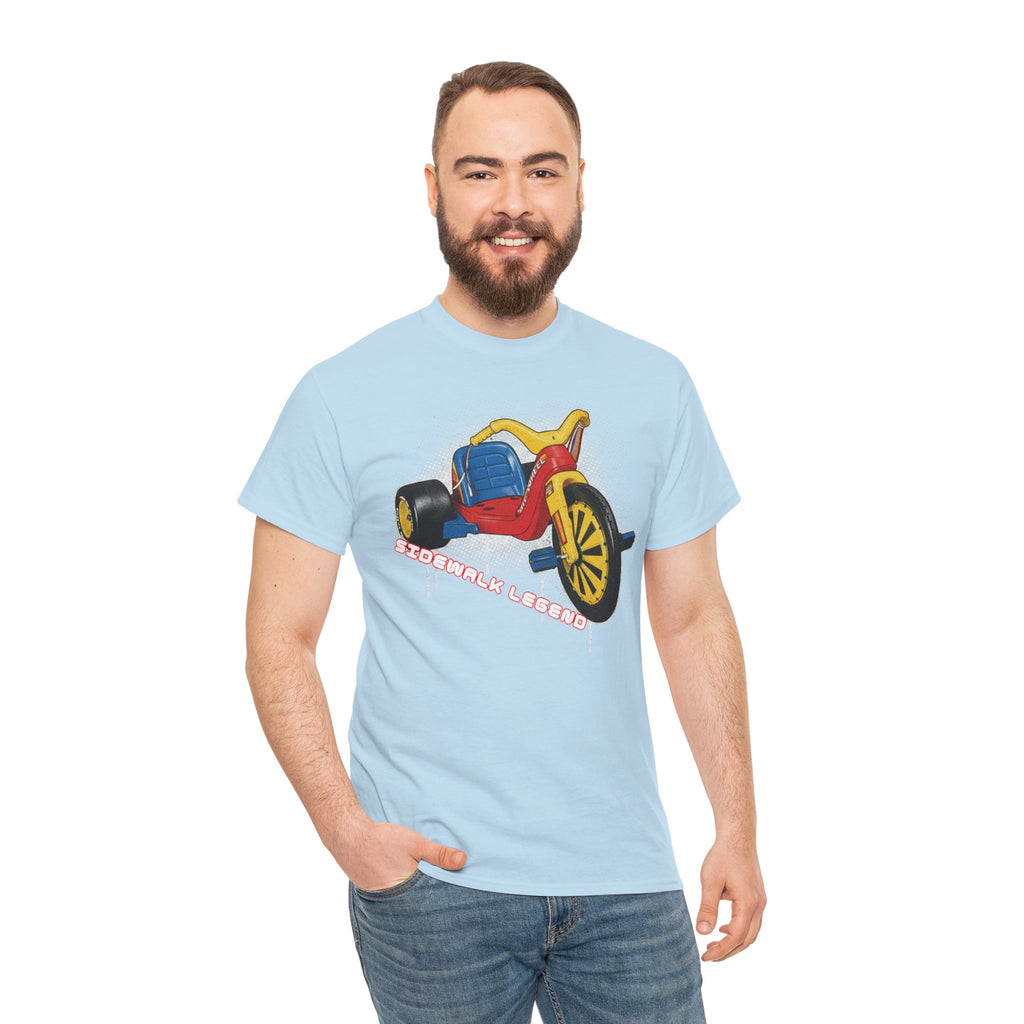 80's Tricycle Ride Graphic Tee — Retro Trike Illustration Shirt - Sidewalk Legend