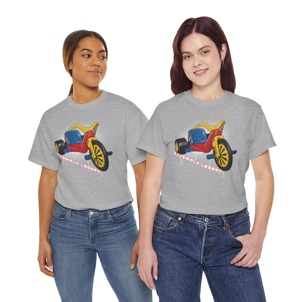 80's Tricycle Ride Graphic Tee — Retro Trike Illustration Shirt - Sidewalk Legend
