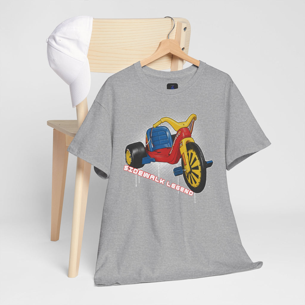 80's Tricycle Ride Graphic Tee — Retro Trike Illustration Shirt - Sidewalk Legend
